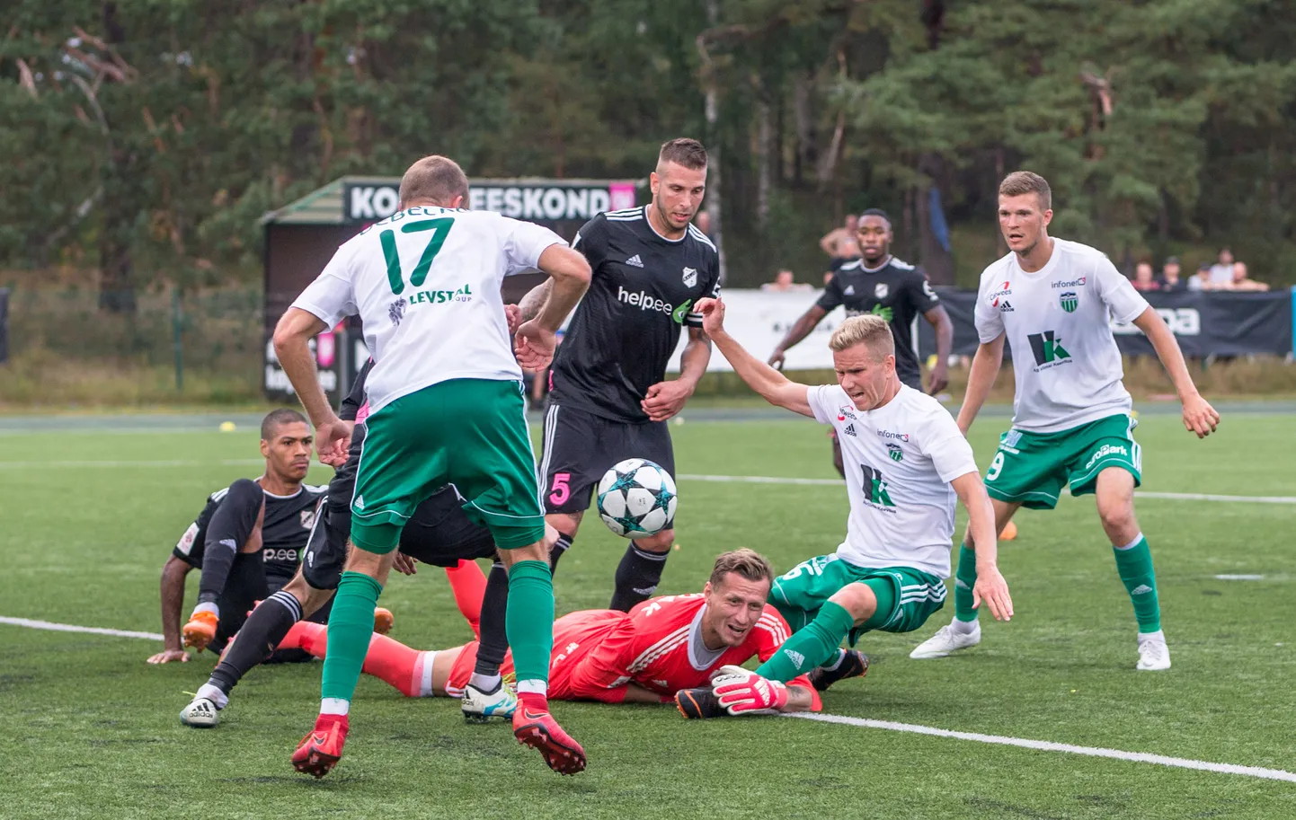 Nõmme Kalju - Tallinna  FCI Levadia kohtumine.