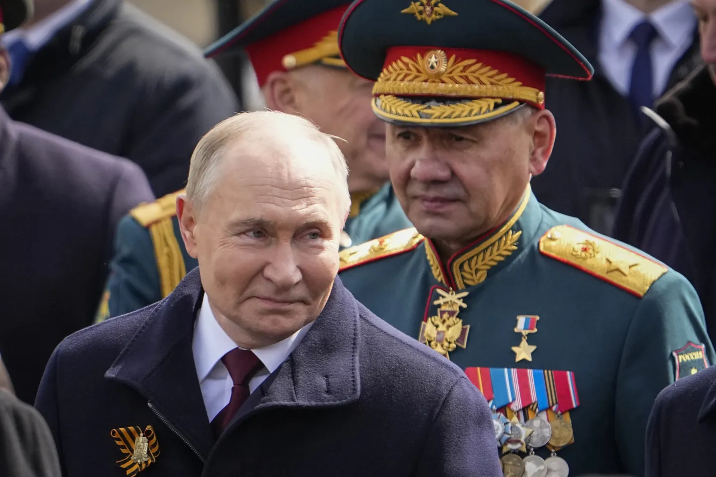 Vladimir Putin 9. mai paraadil Moskvas.