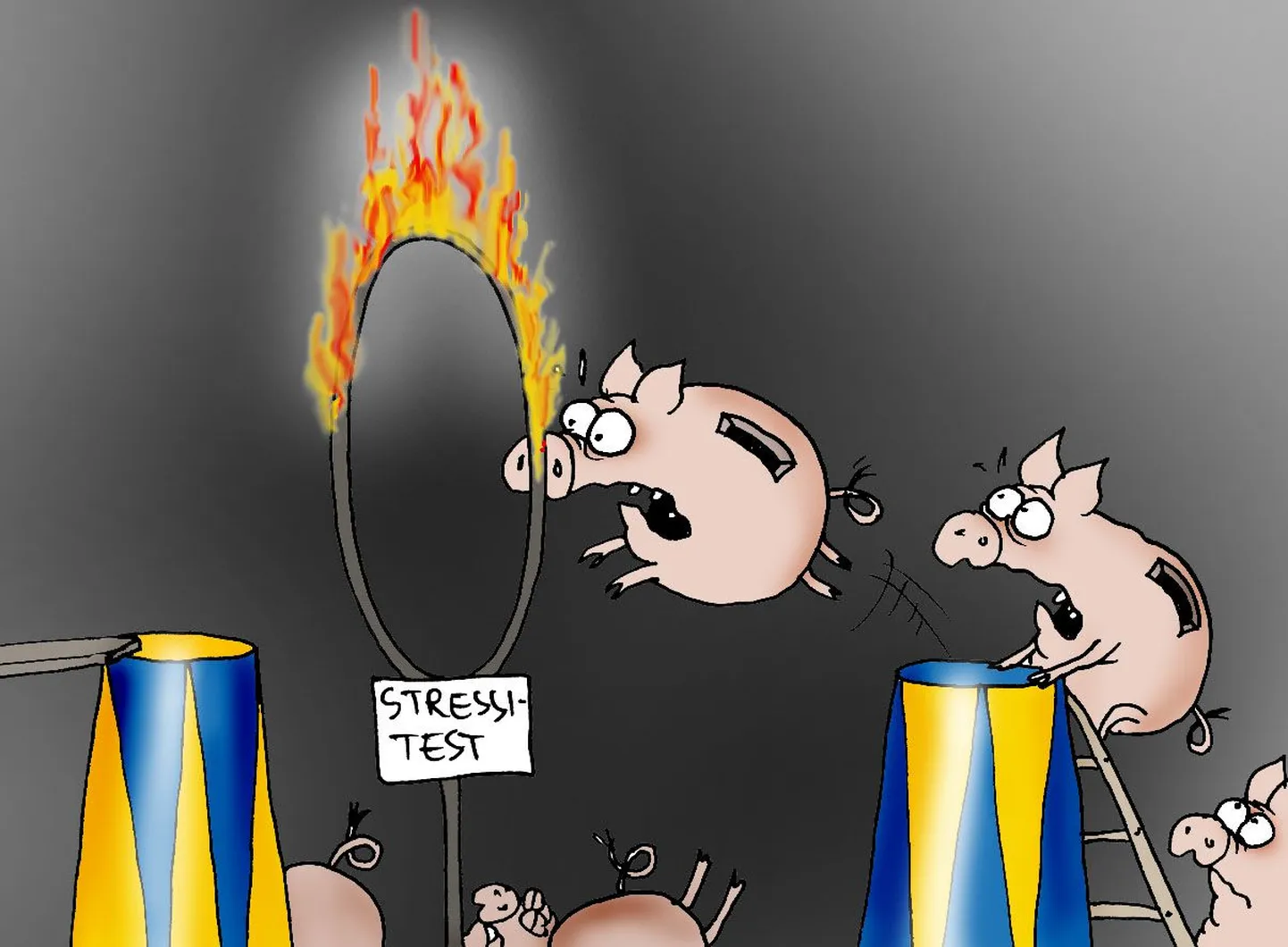 Pangad stressitesti läbimas