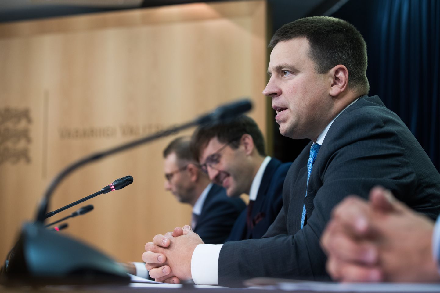 Eesti Vabariigi valitsuse pressikonverents, peaminister Jüri Ratas vastamas küsimustele.