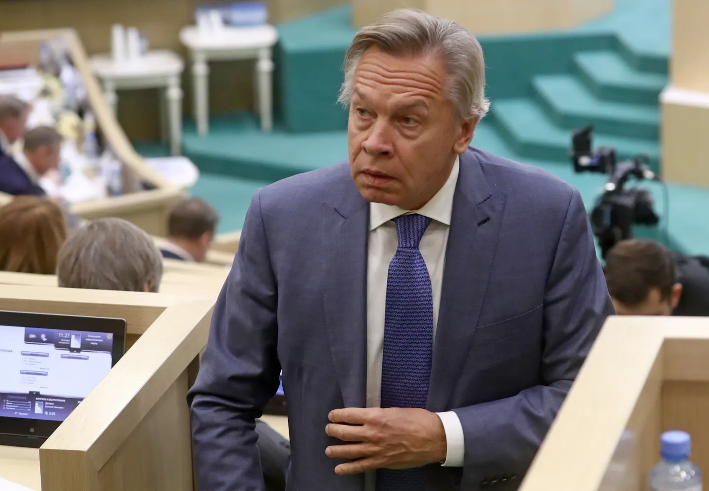 Vene veteranpoliitik, senaator Aleksei Puškov.