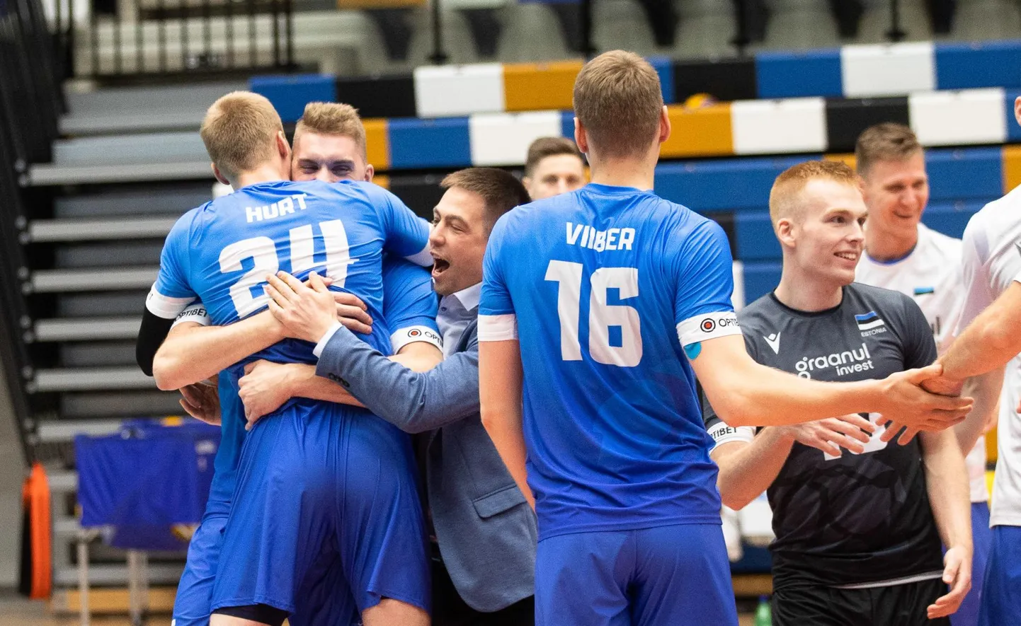 Eesti meeste võrkpalli rahvuskoondis.