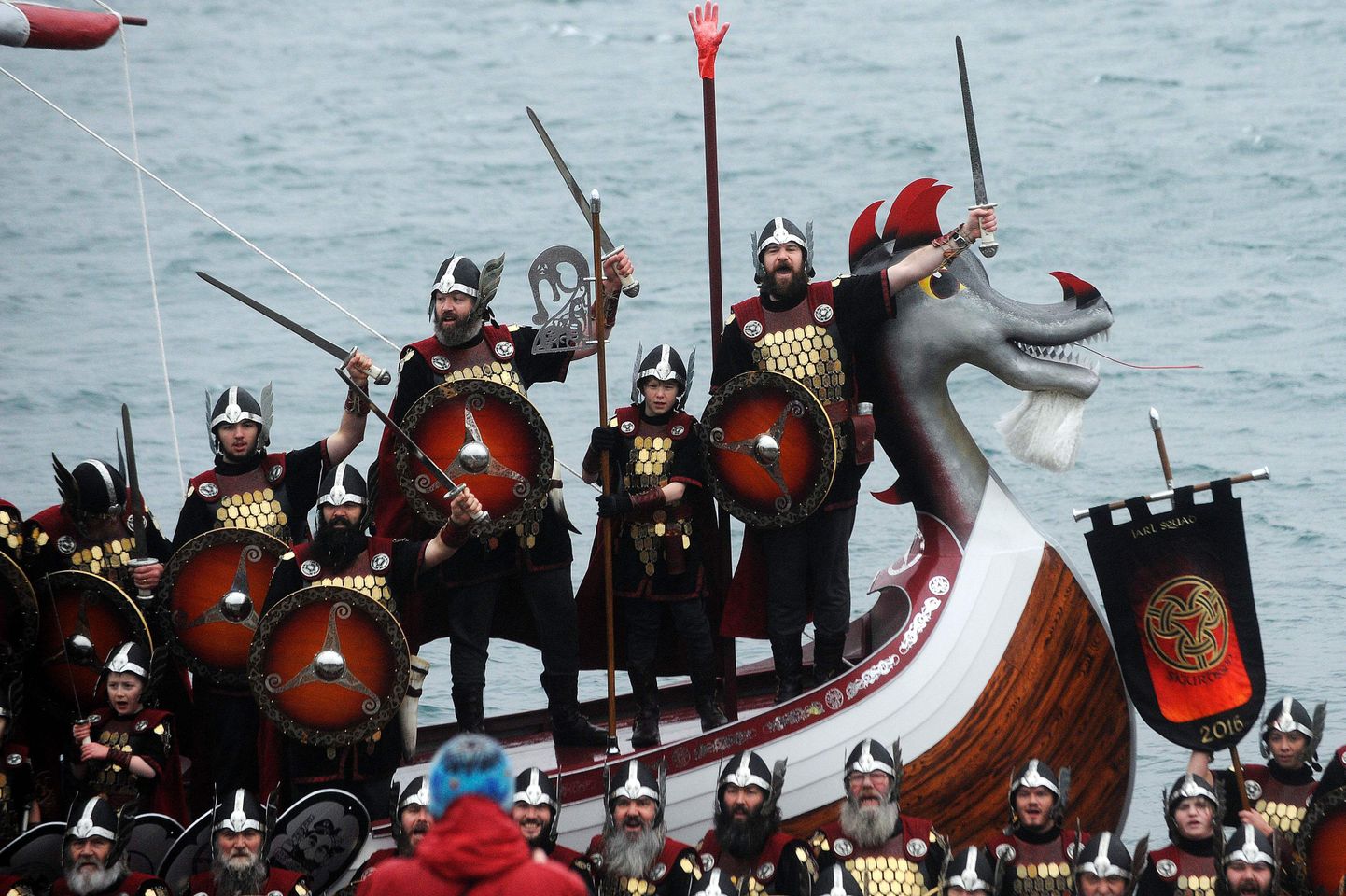Up Helly Aa festival Lerwickis.