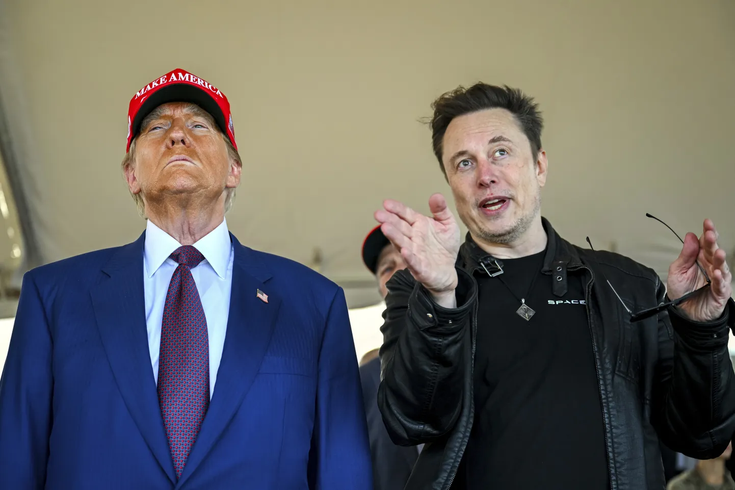 Donald Trump ja Elon Musk.