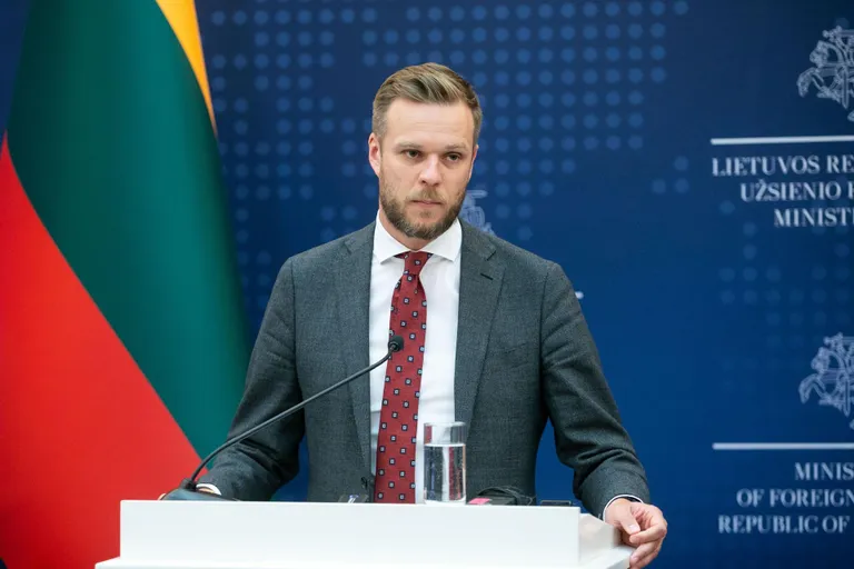 Leedu välisminister Gabrielius Landsbergis.
