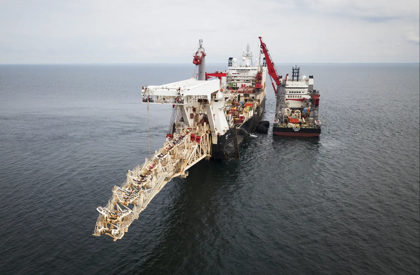 Nord Stream 2 gaasijuhtme paigaldamine.