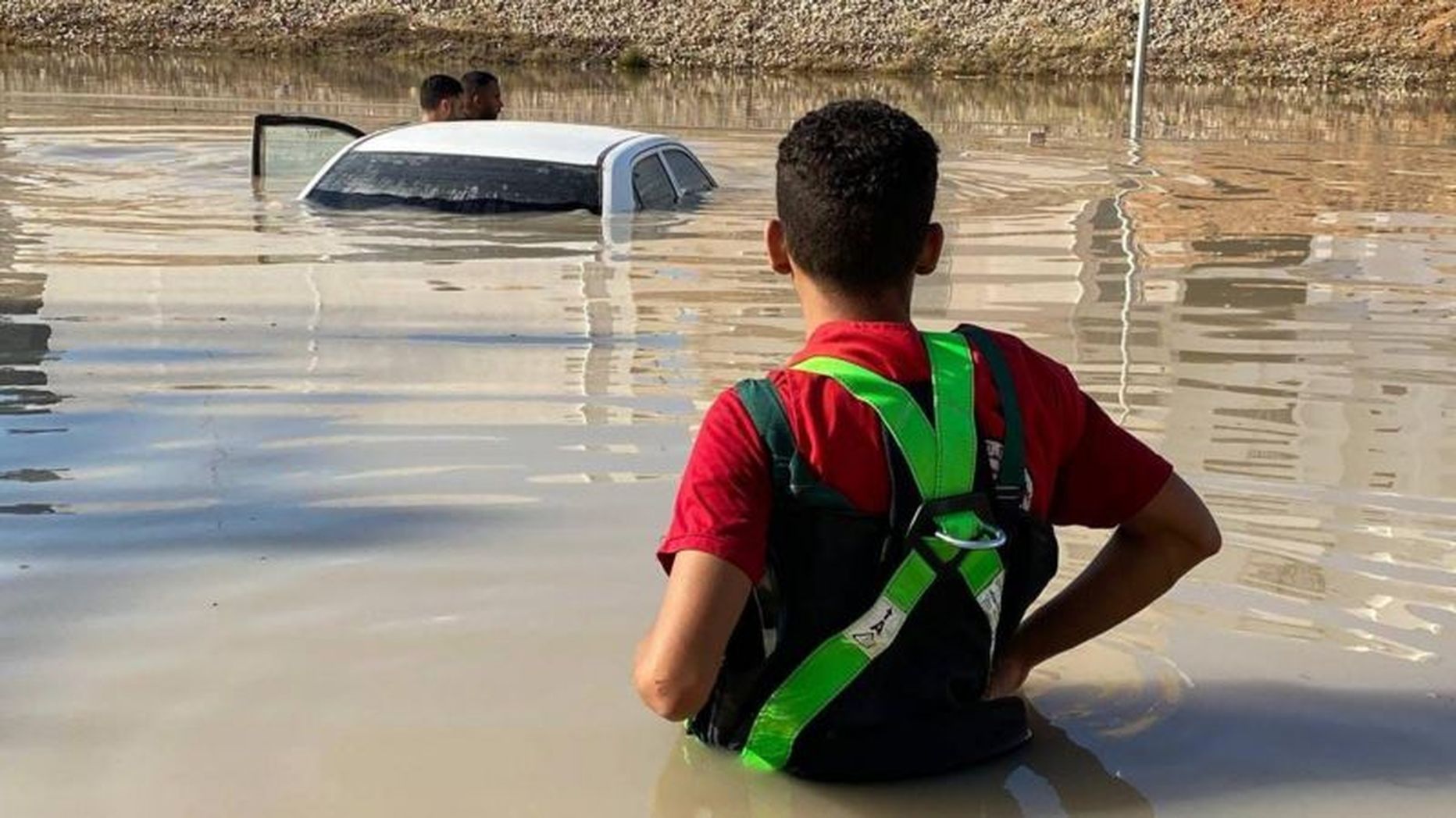 Наводнение в Ливии.