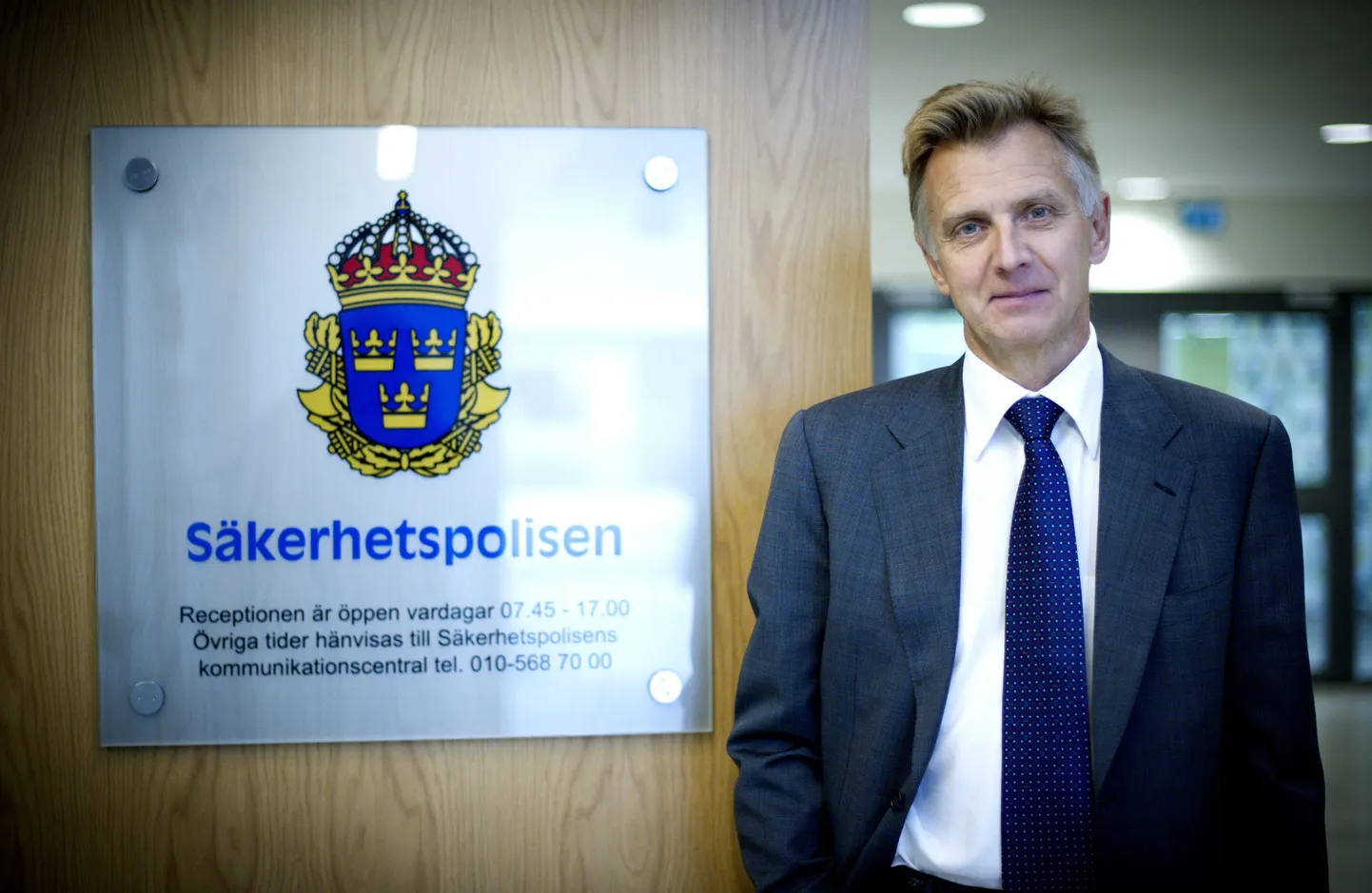 Rootsi kaitsepolitsei Säpo peadirektor Anders Danielsson.