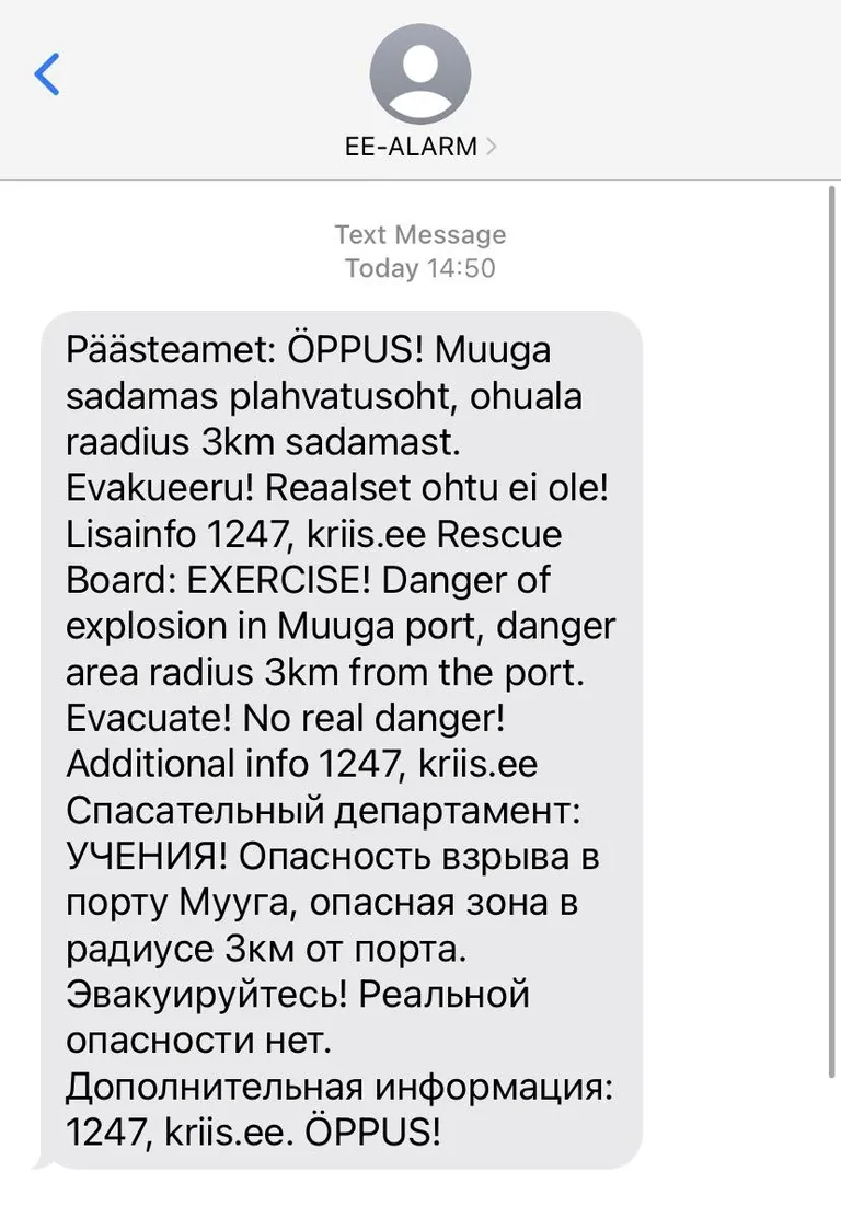 Õppusel said paljud sõnumid