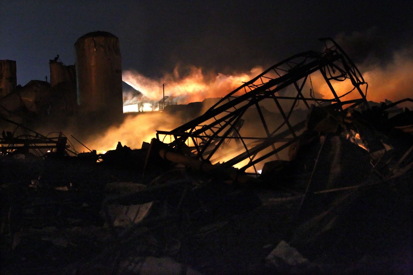 Пожар на техасском заводе