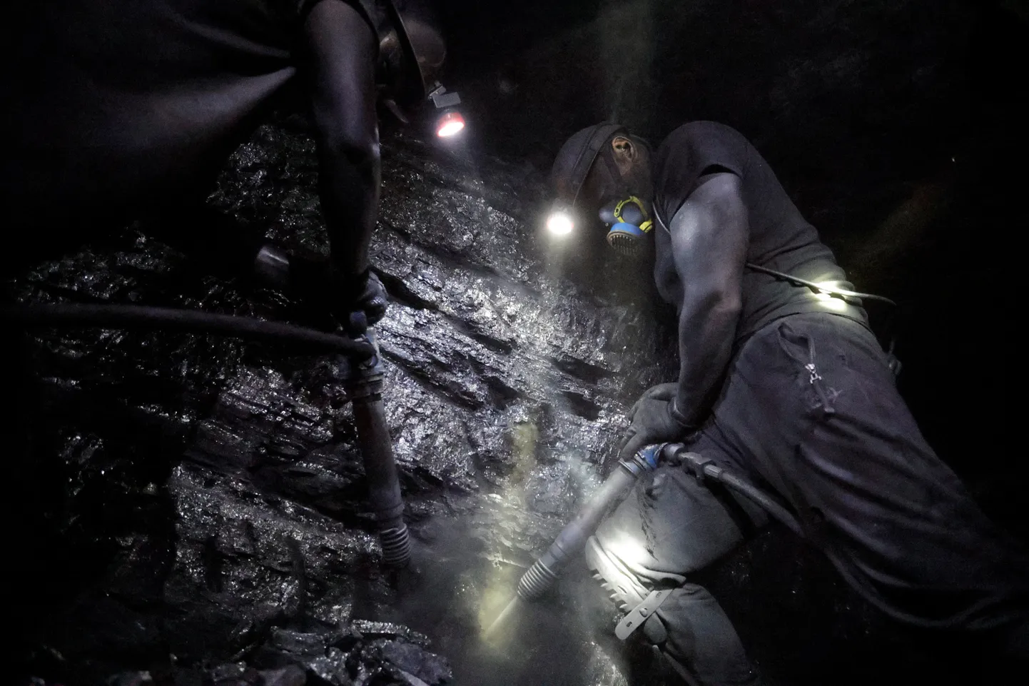 Kaevur Lutugini kivisöekaevanduses Tšõstjakoves Donetski oblastis.