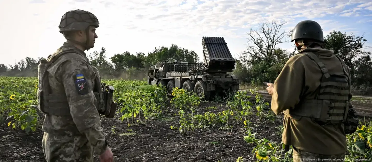 Украинские военные в Донецкой области Украины недалеко от города Покровск (фото из архива)