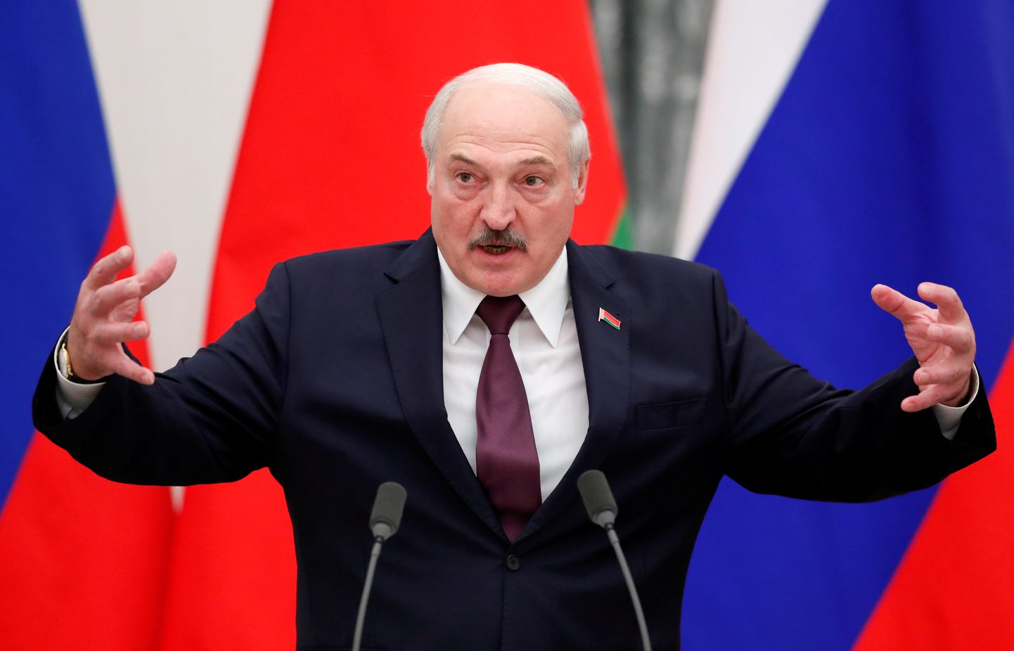 Valgevene riigipea Aljaksandr Lukašenka.