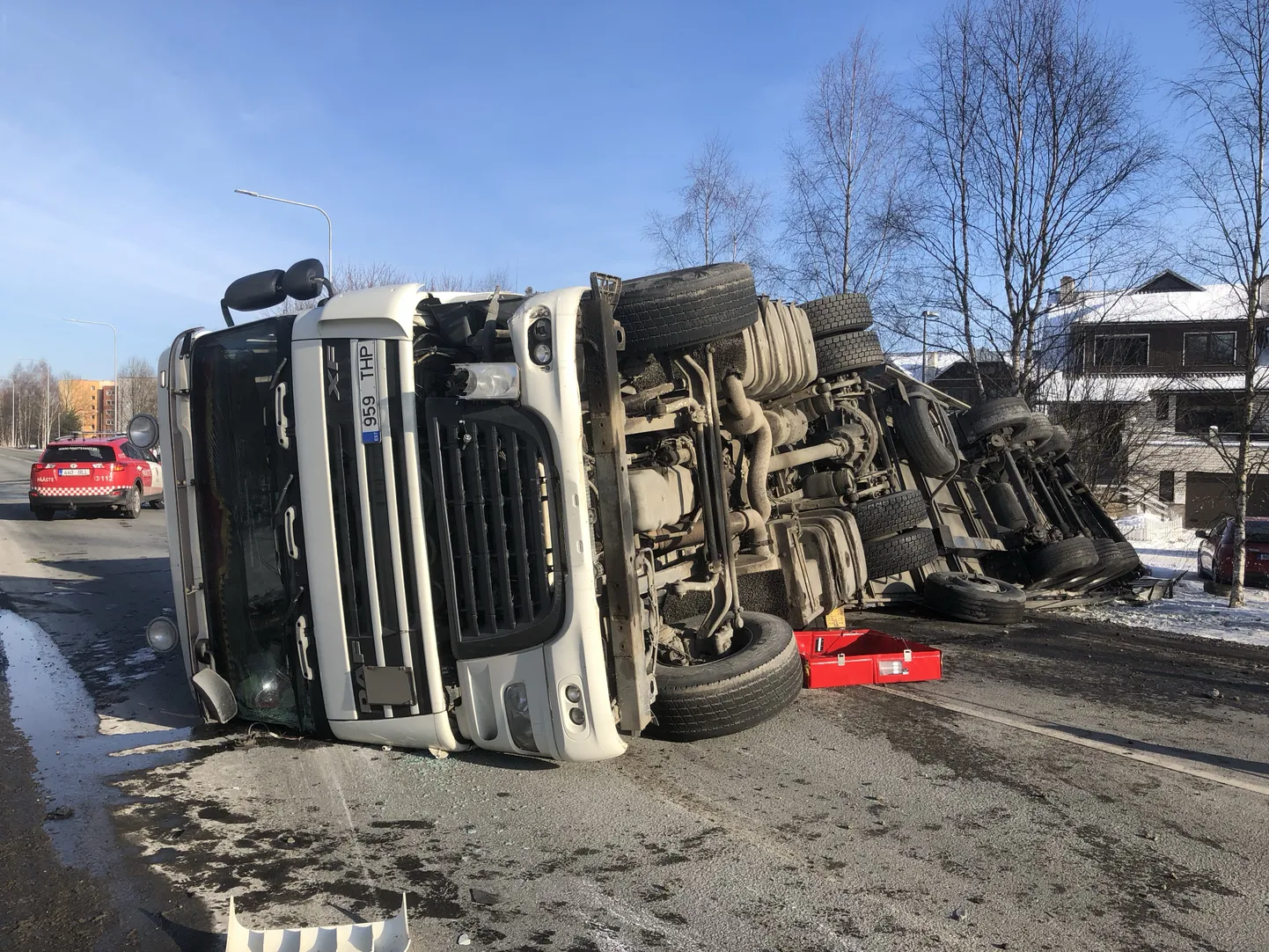 Avarii Paide Pärnu-Rakvere maanteel.