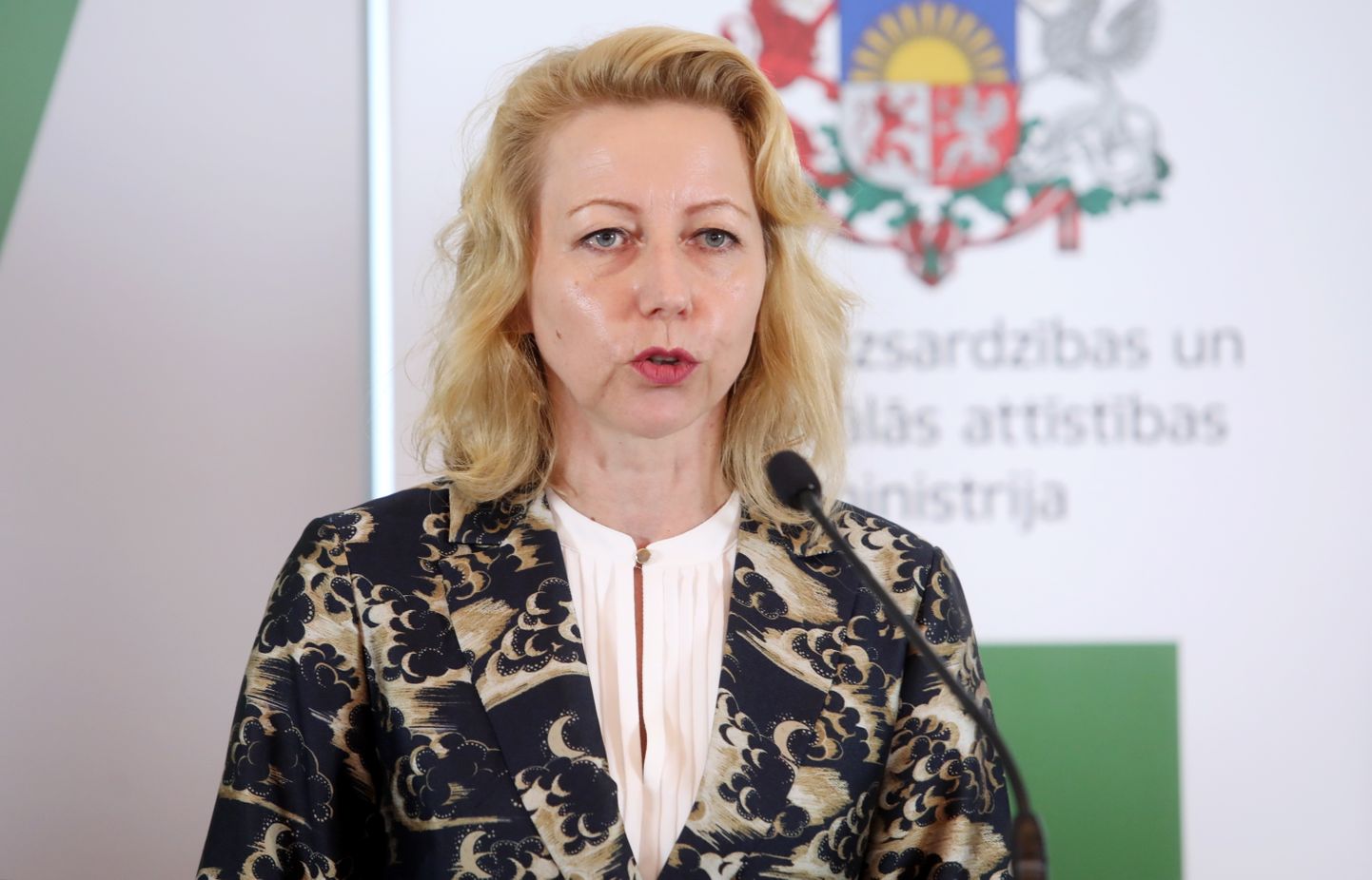 Bijusī Valsts vides dienesta vadītāja Elita Baklāne-Ansberga.