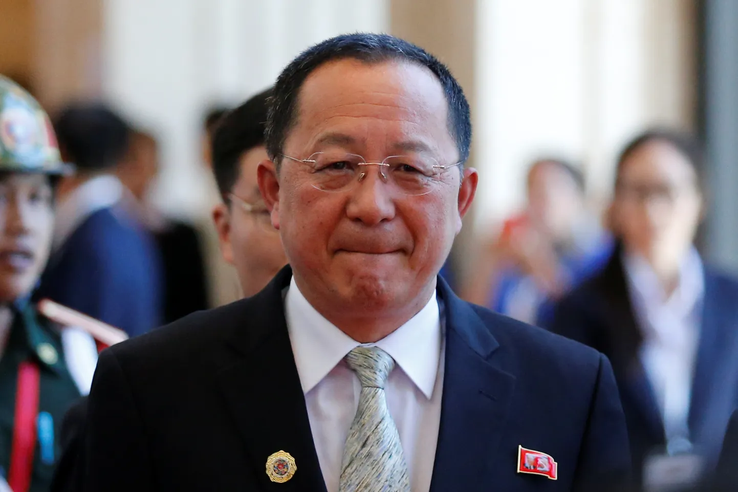Ri Yong-ho.