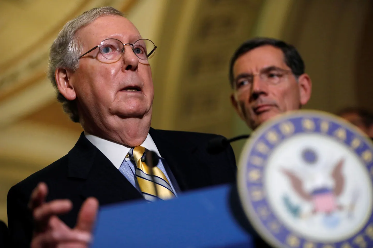 Senati enamusliider Mitch McConnell.