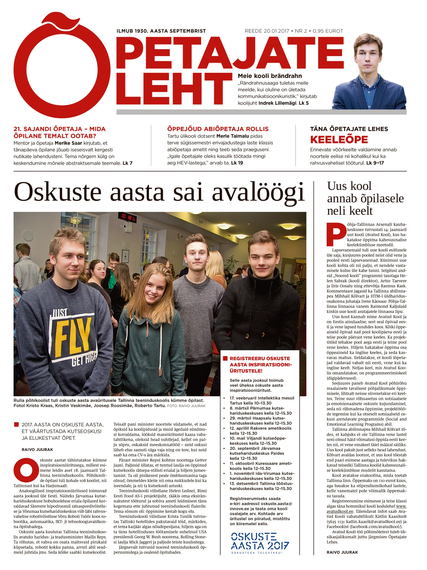 Õpetajate Leht 20.01.17