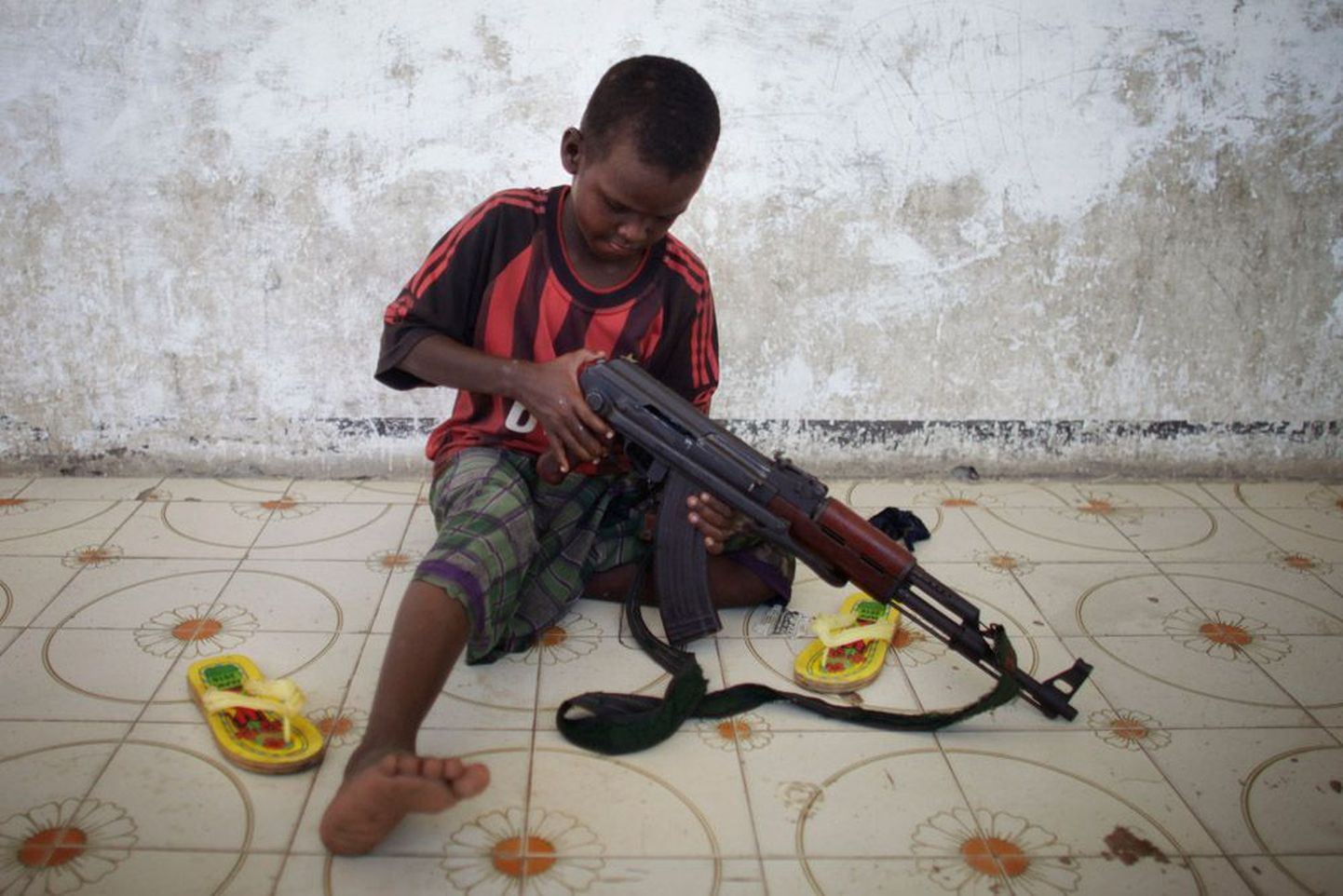 Somaalia lapssõdur.