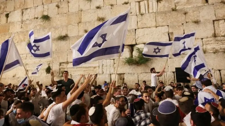 Марш еврейских активистов.