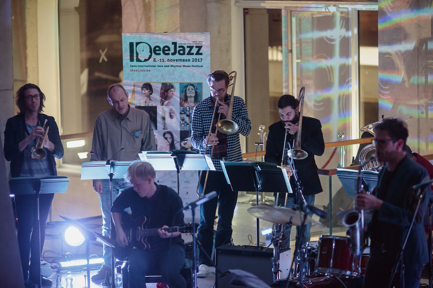 Момент фестиваля "IDeeJazz" в Нарвском колледже Тартуского университета на архивном фотоснимке 2017 года.