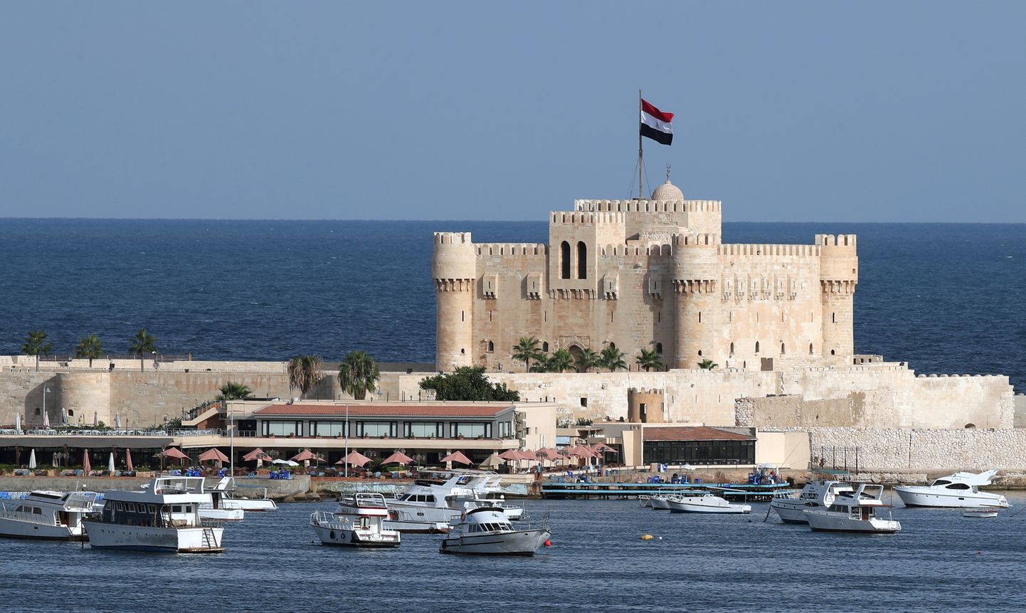 Aleksandria sadam Egiptuses.