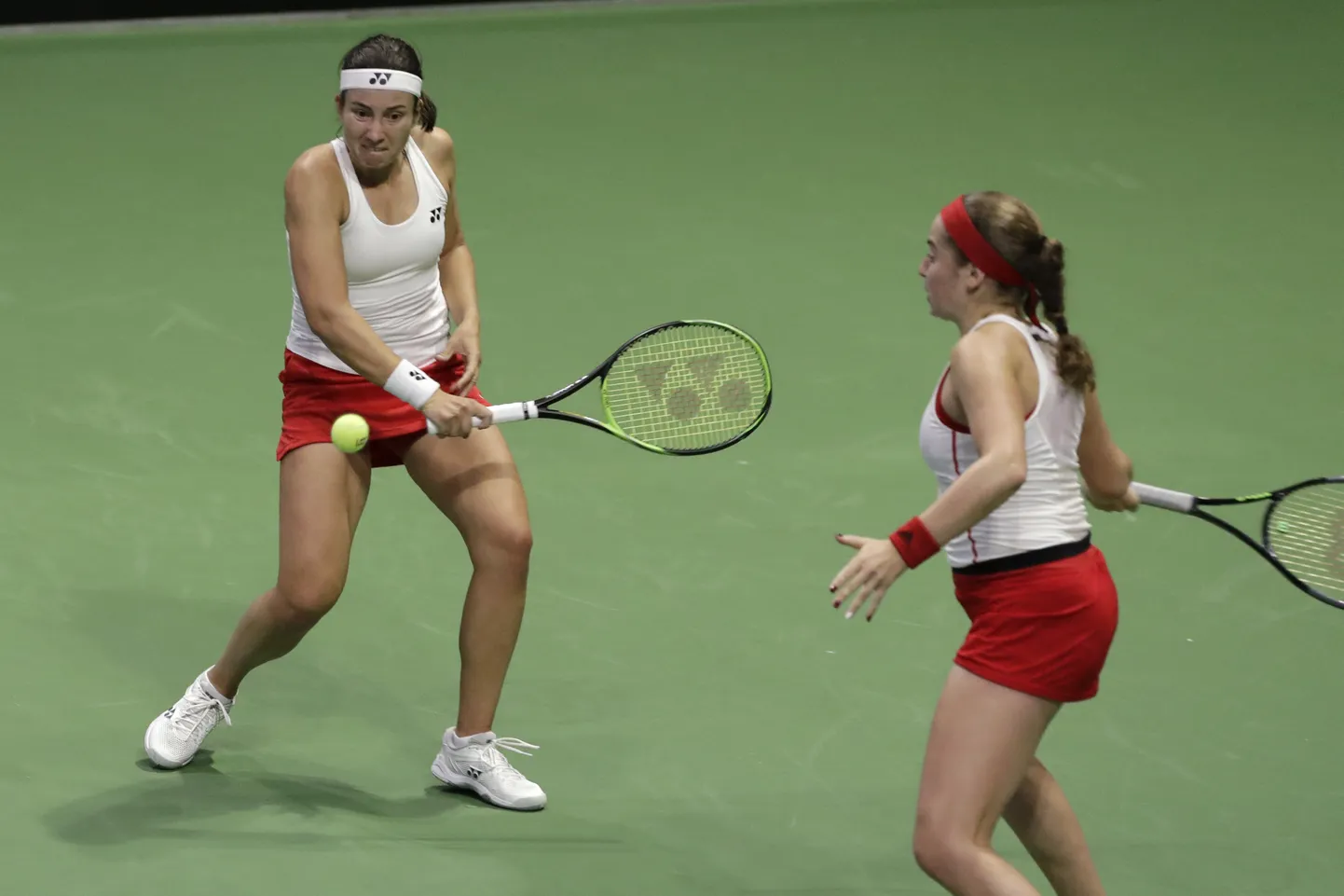 Anastasija Sevastova un Aļona Ostapenko