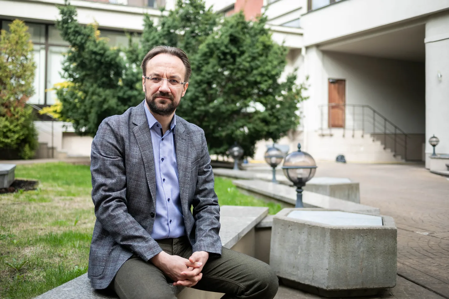 Leedu keskpanga juht Gediminas Šimkus.