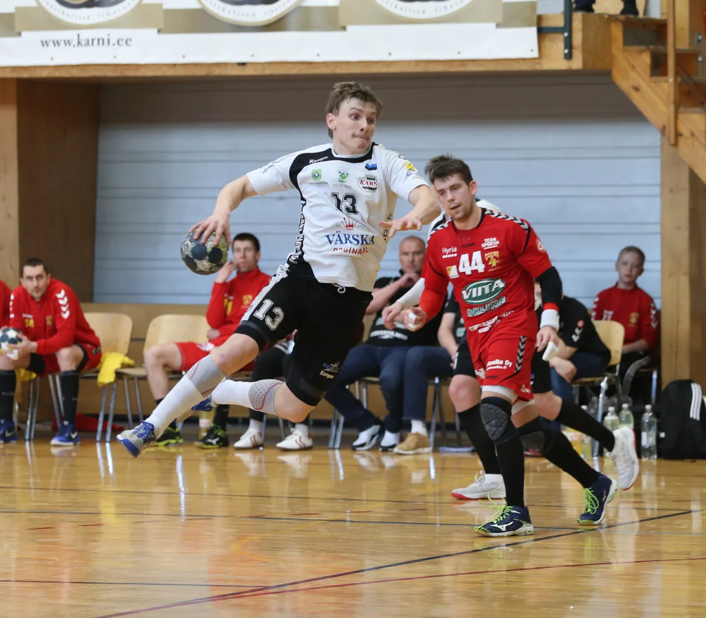 Põlva Serviti kaotas Balti liiga finaalis koduväljakul 23:26 Riihimäki Cocksile. Viskel Henri Sillaste.