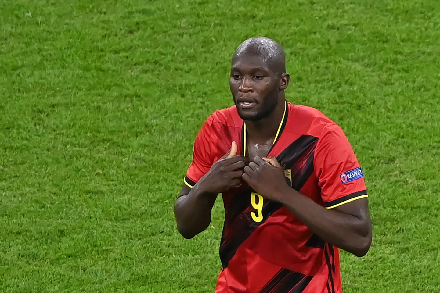 Belgia ründaja Romelu Lukaku.