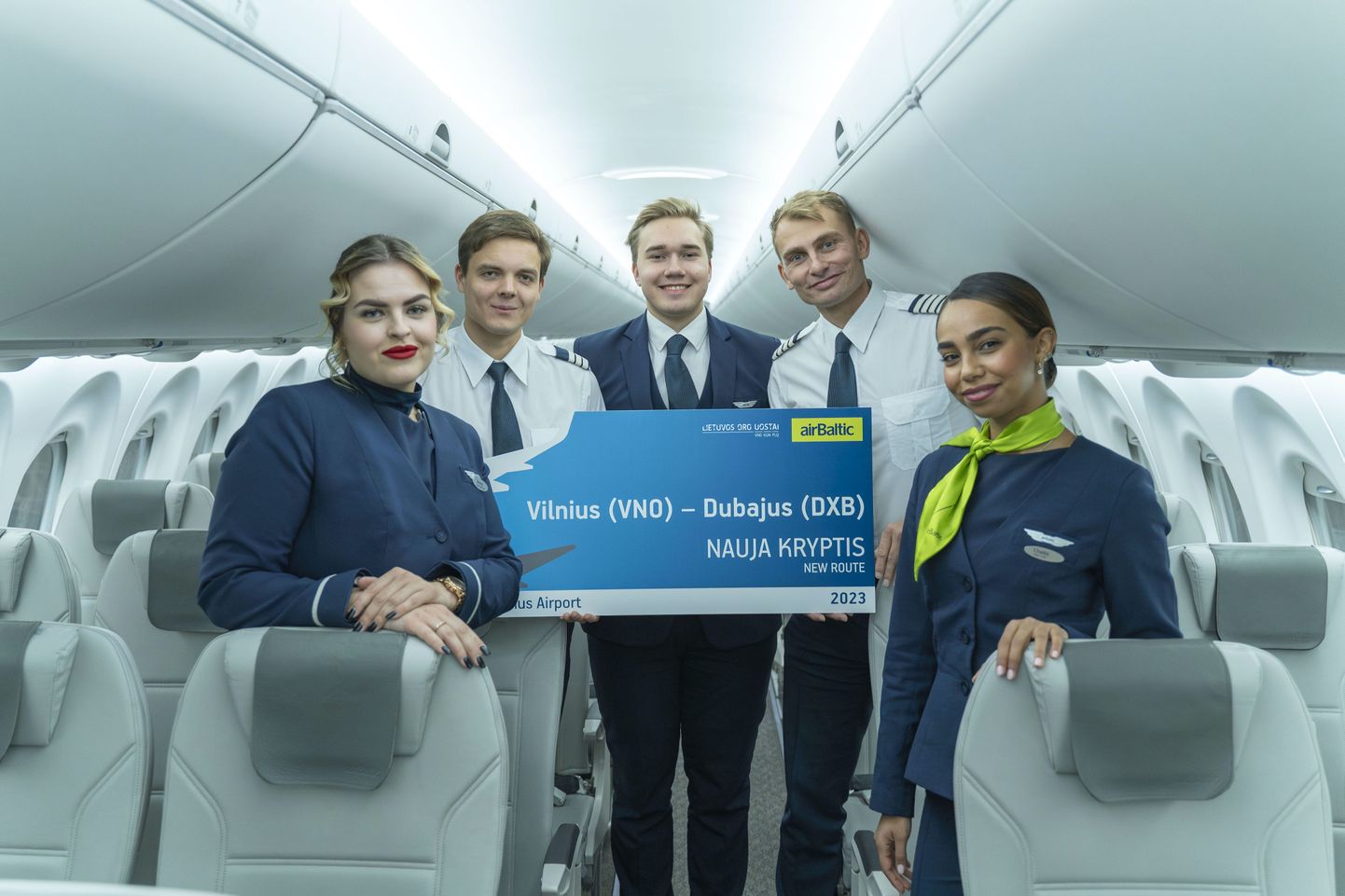 "airBaltic" ziemas sezonā piedāvās vairākus jaunus galamērķus no Viļņas