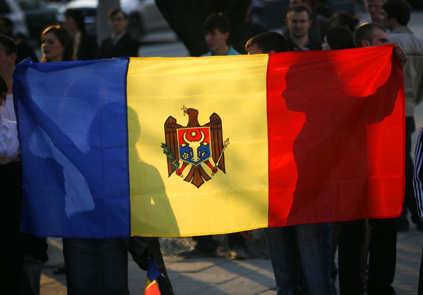 Флаг Молдавии.
