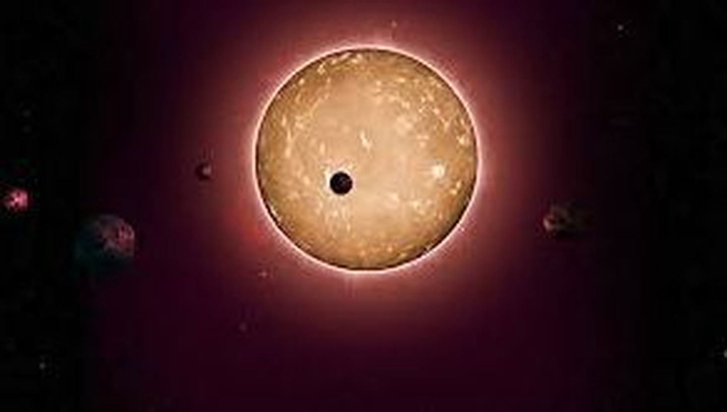 Древняя звезда системы Kepler-444.