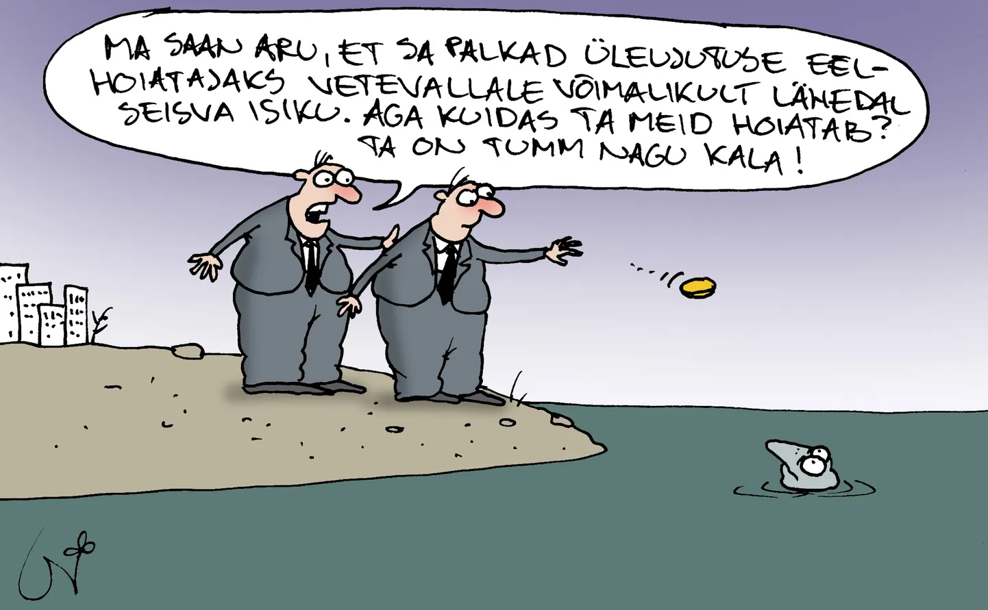 Urmas Nemvalts joonistab.