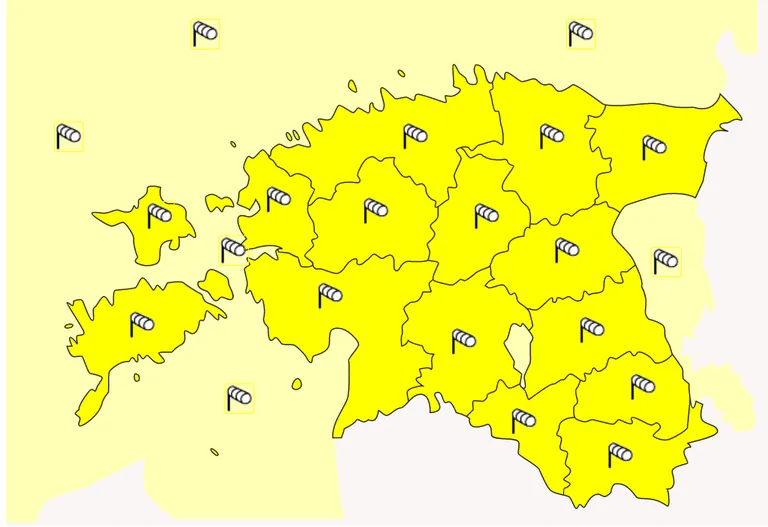 Ilmateenistus andis kogu Eestile hoiatuse.