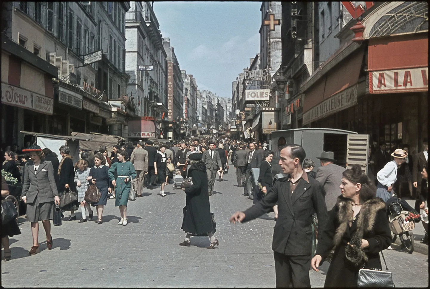Stseen rue de Belleville`ilt aastast 1944.