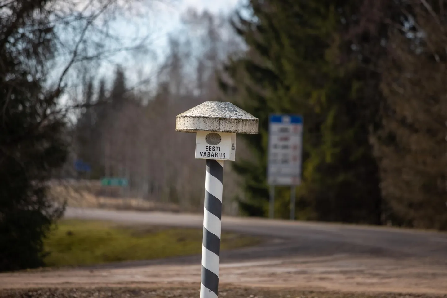 Eesti-Läti piiripunkt Lillis.
