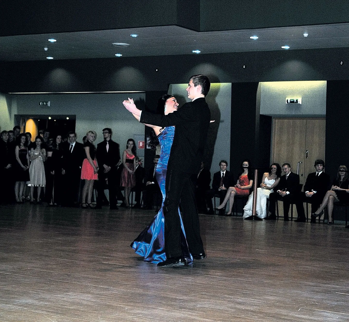 Balli peremees ja perenaine, kelleks sel aastal olid Roberta Liinar ja Klaus Lemmats.