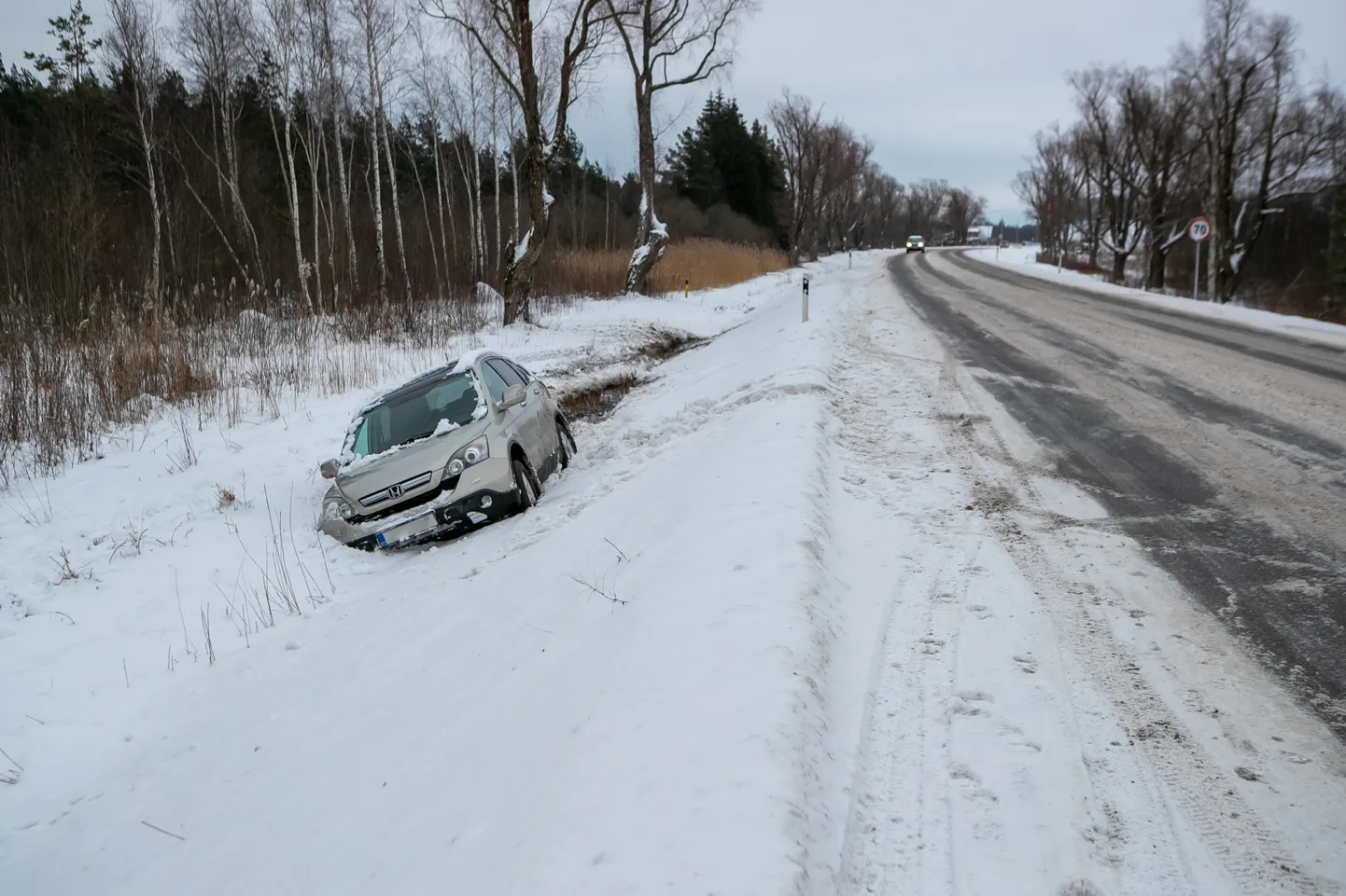 Avarii Kihelkonna maanteel