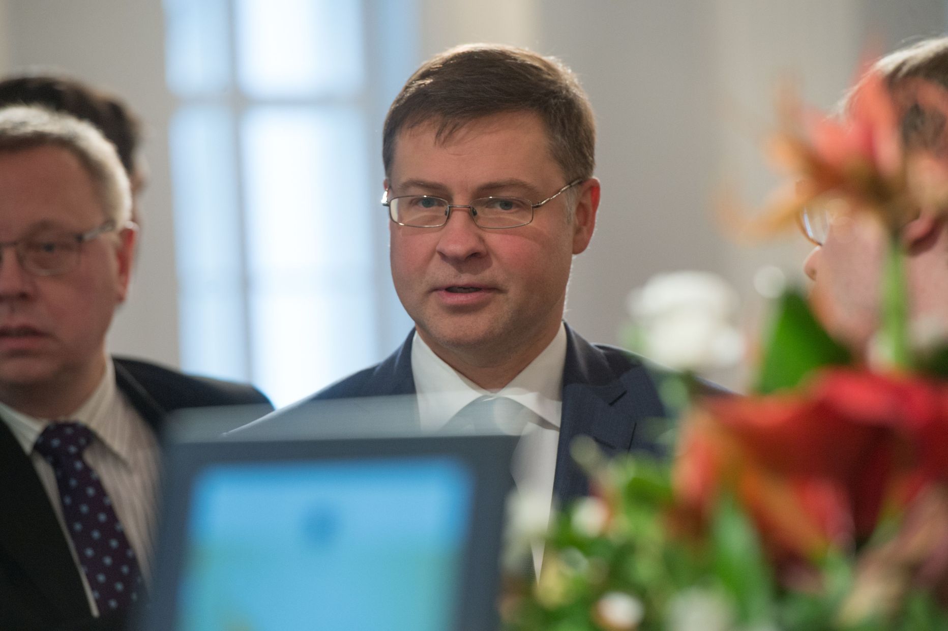 Valdis Dombrovskis andis loengu Tartu ülikoolis.
