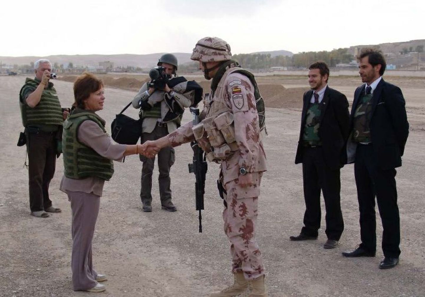Leedu kaitseminister Rasa Jukneviciene Afganistanis.