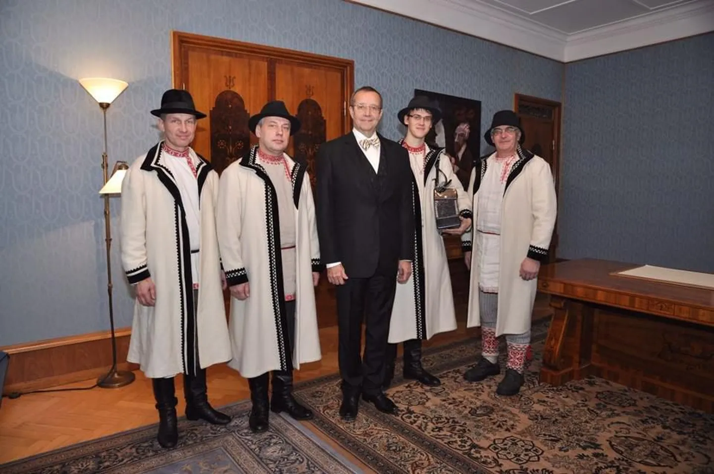 President Ilves kohtus setode delegatsiooniga.