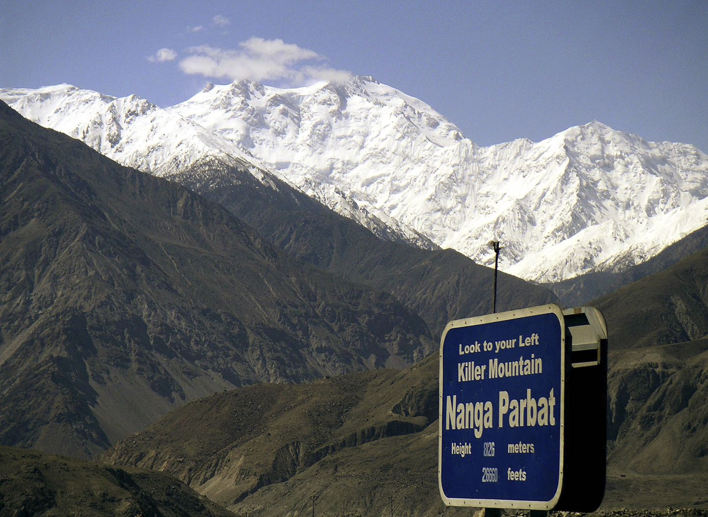 8126 meetri kõrgust Nanga Parbatit tuntakse ka Tapjamäe nime all.