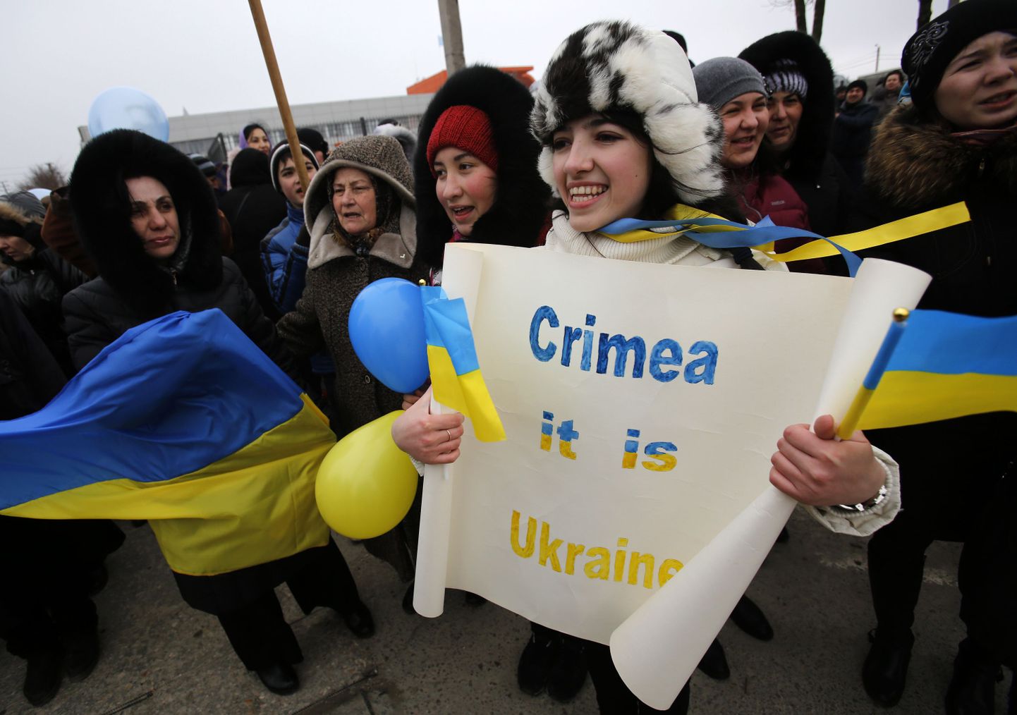 Ukrainameelsete ja venemeelsete meeleolud Krimmis