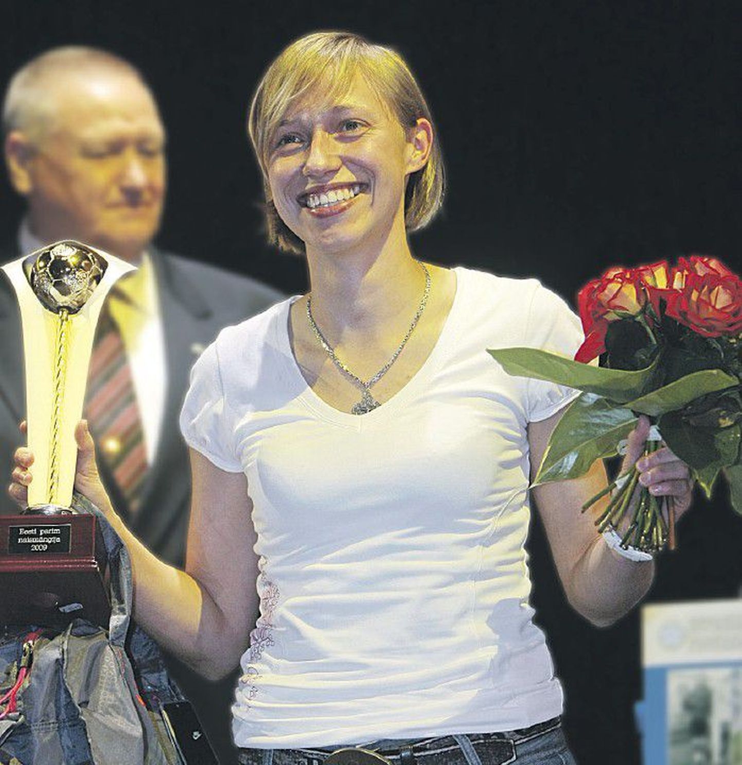 Капитан женской сборной Эстонии Анастасия Морковкина получила титул лучшей футболистки Эстонии в 2009 году