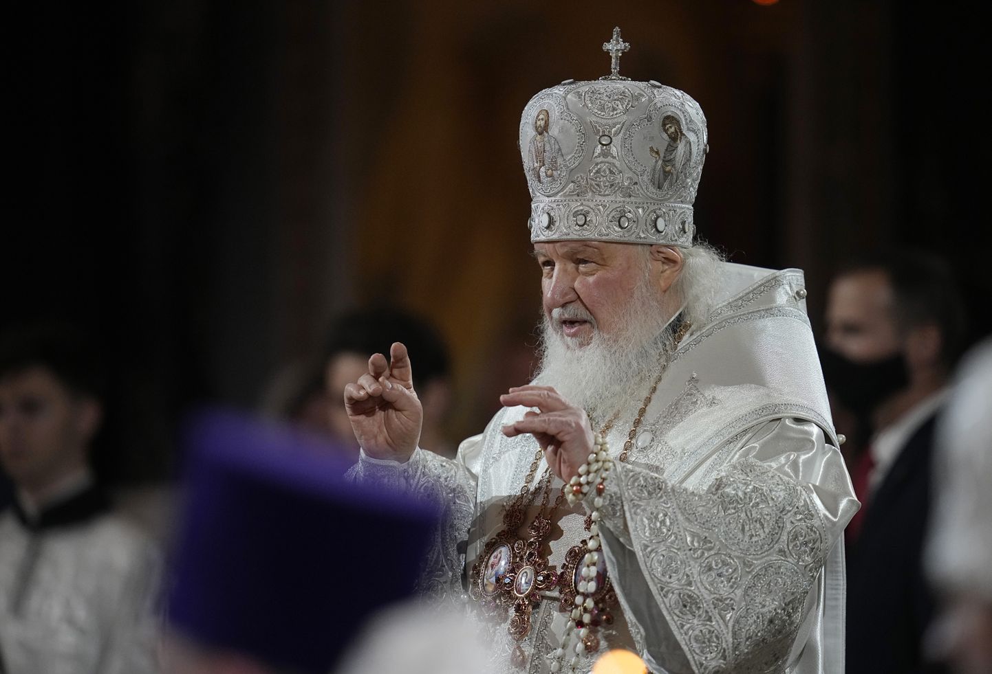 Krievijas pareizticīgo baznīcas patriarhs Kirils.