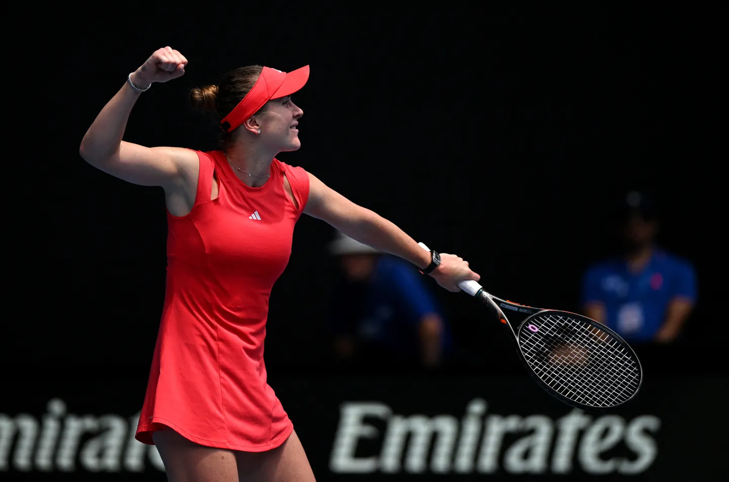 Elina Svitolina pärast venelanna Veronika Kudermetova alistamist.