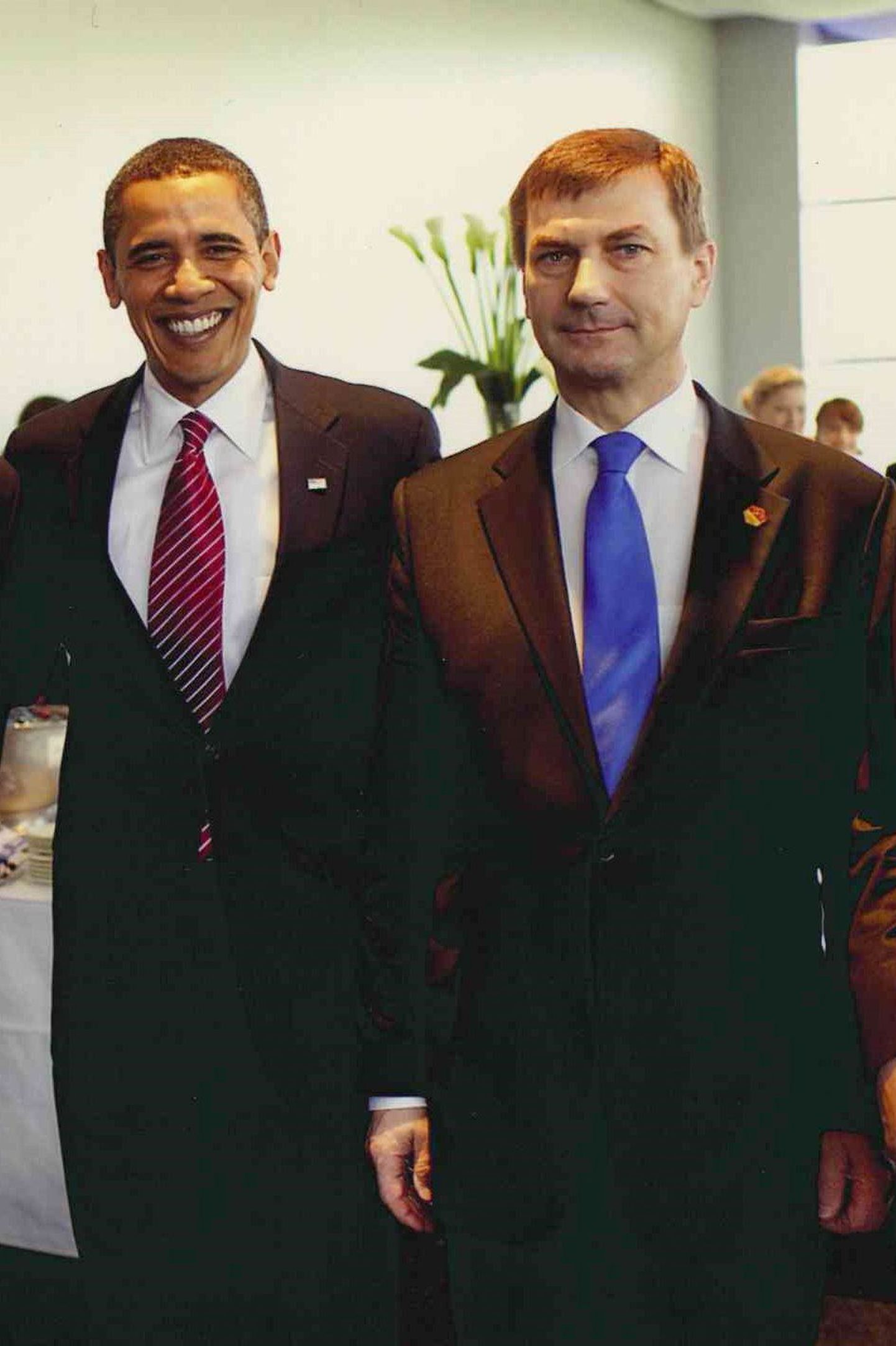 USA president Barack Obama saatis peaminister Andrus Ansipile valimisvõidu puhul õnnitluskirja.