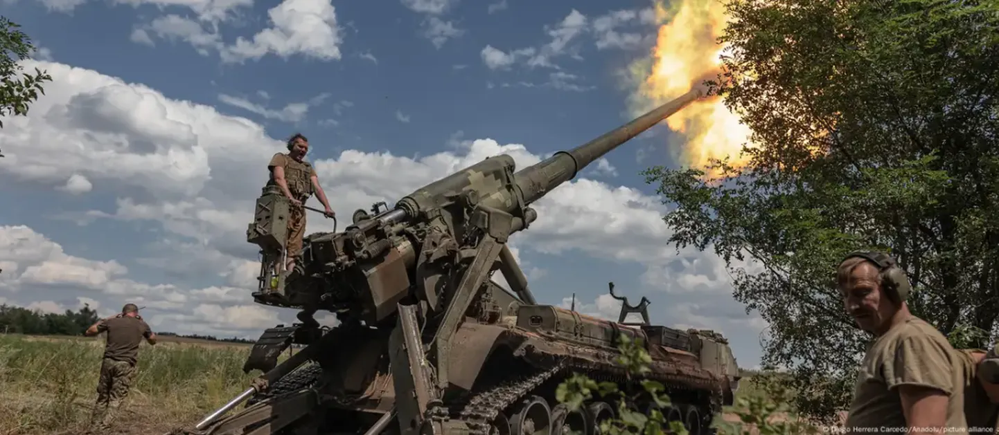 Военнослужащие ВСУ в Донецкой области.