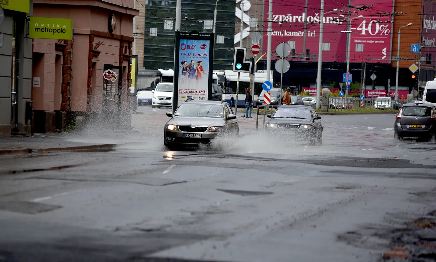 Rīga pēc lietusgāzēm
